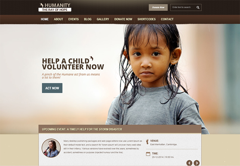 Charity Html Css Website Templates Creative Template