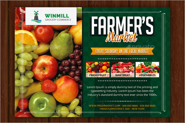 Grocery Flyer Templates Free Designs Creative Template