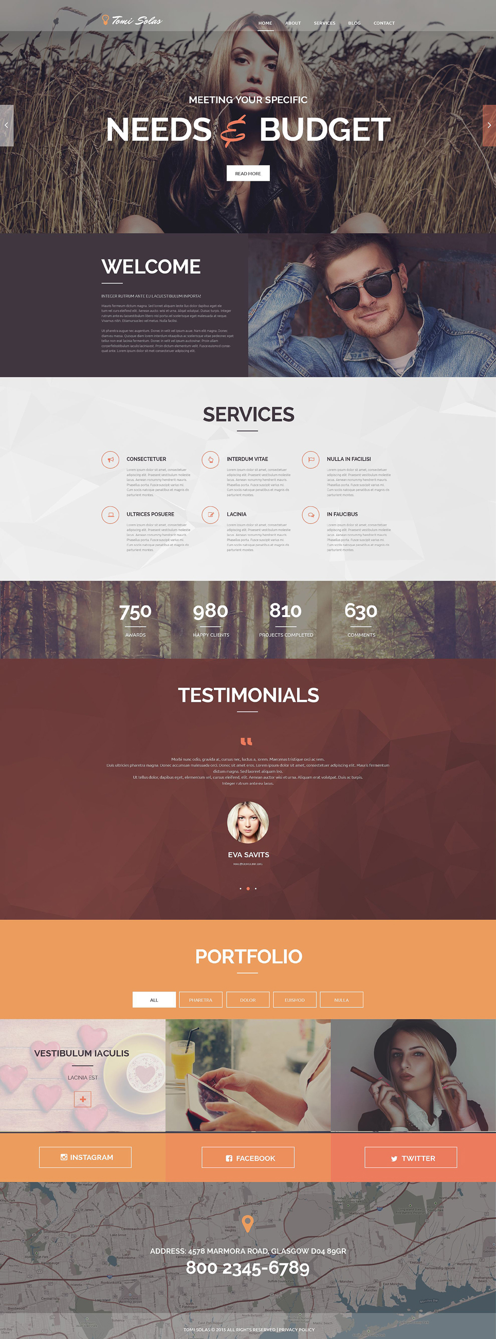 Responsive WordPress Template for Creative Photography