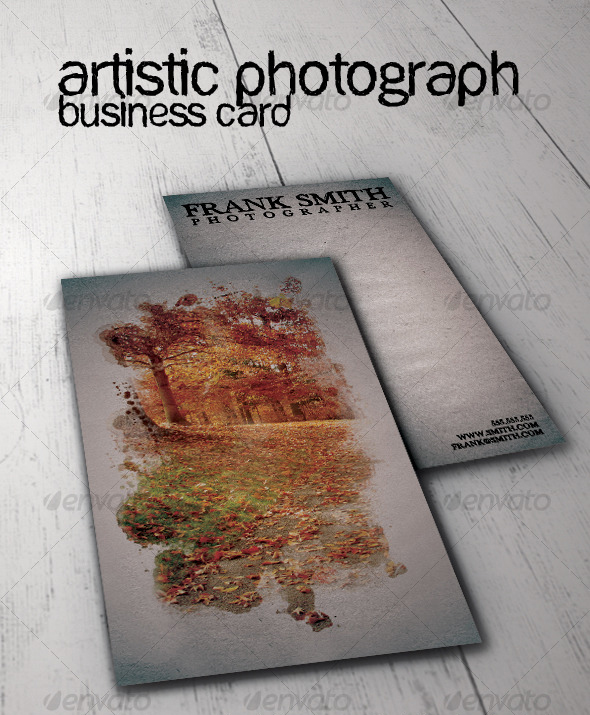 Artistic Photograph Business Card
