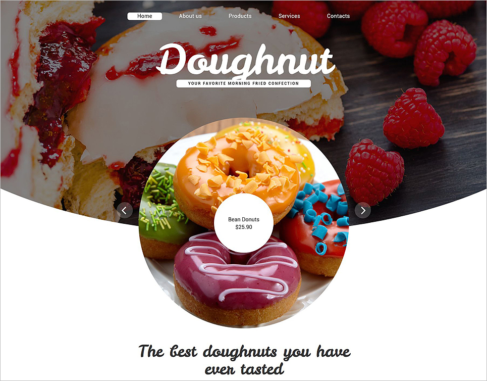 Bakery HTML Website Template