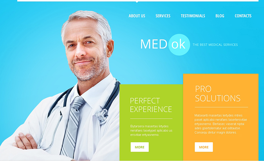 Best Joomla Template For Professional Health Care Web Template