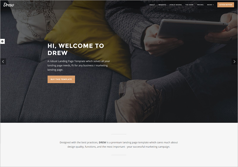 Bootstrap Marketing Landing Page Template