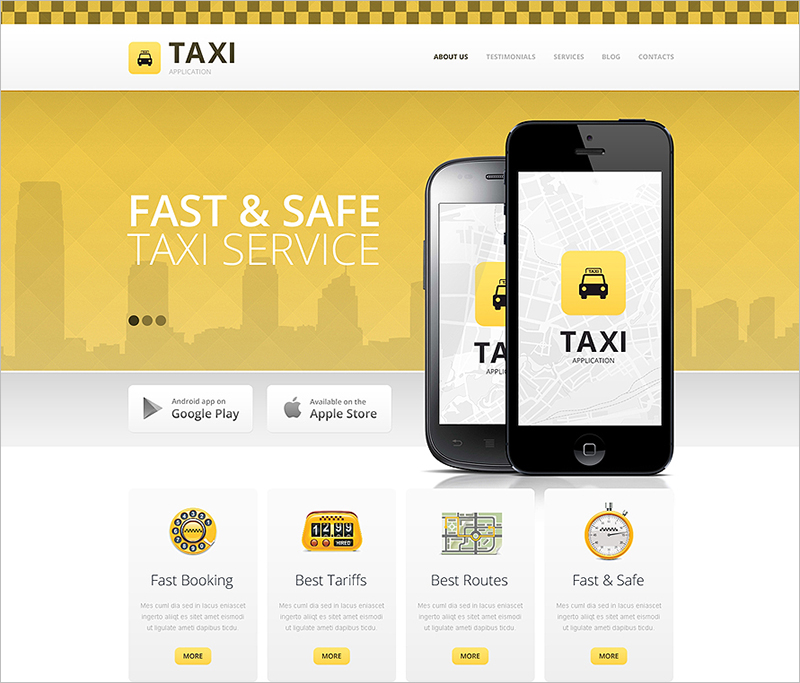 Cab &Taxi Business Drupal Template