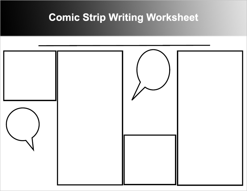 Comic Strip Writing Worksheet