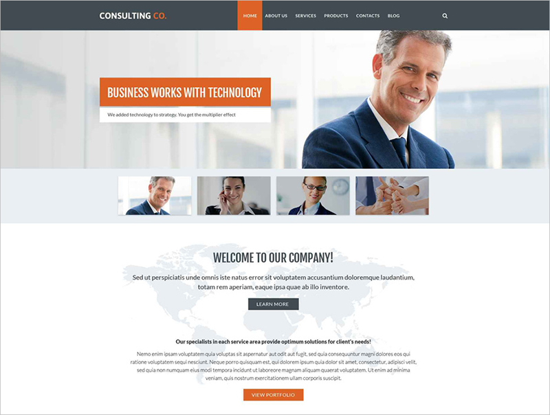 Consulting Business Drupal Template
