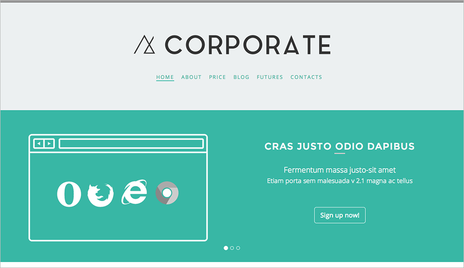 18+ Corporate Drupal Theme Free Website Templates