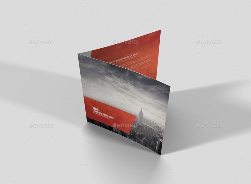 Corporate Square Bi-Fold Brochure