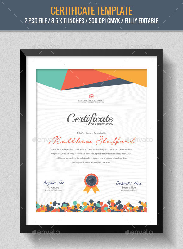 Creative Certificate Design Inspiration