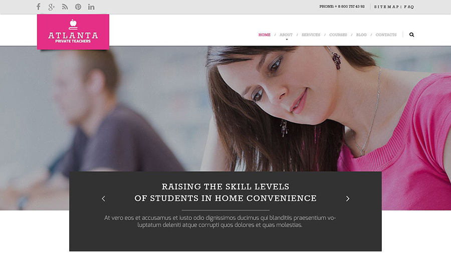 Education Responsive HTML Template