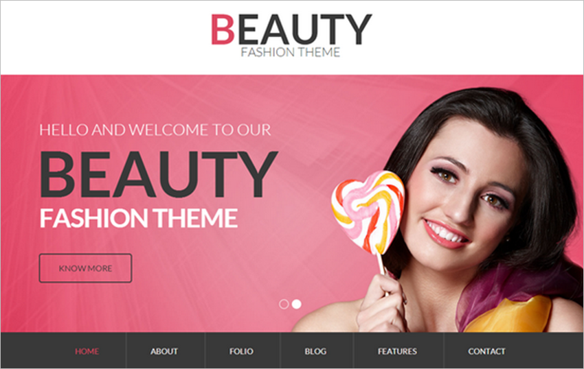 Fashion Bootstrap Theme With Gallery