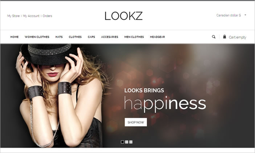 Fashion VirtueMart Template With Unlimited Banners & Sliders