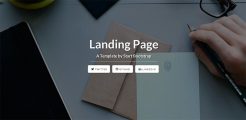 Free HTML Landing Page Templates 2017