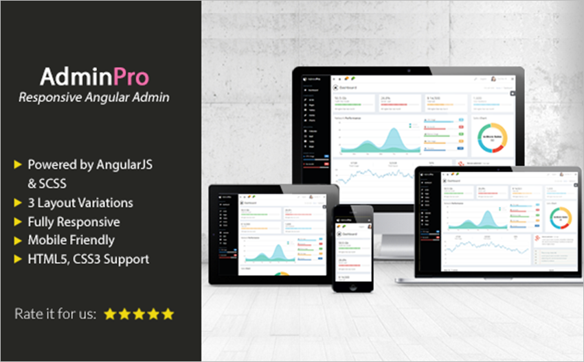 Fully Responsive Bootstrap Admin Template