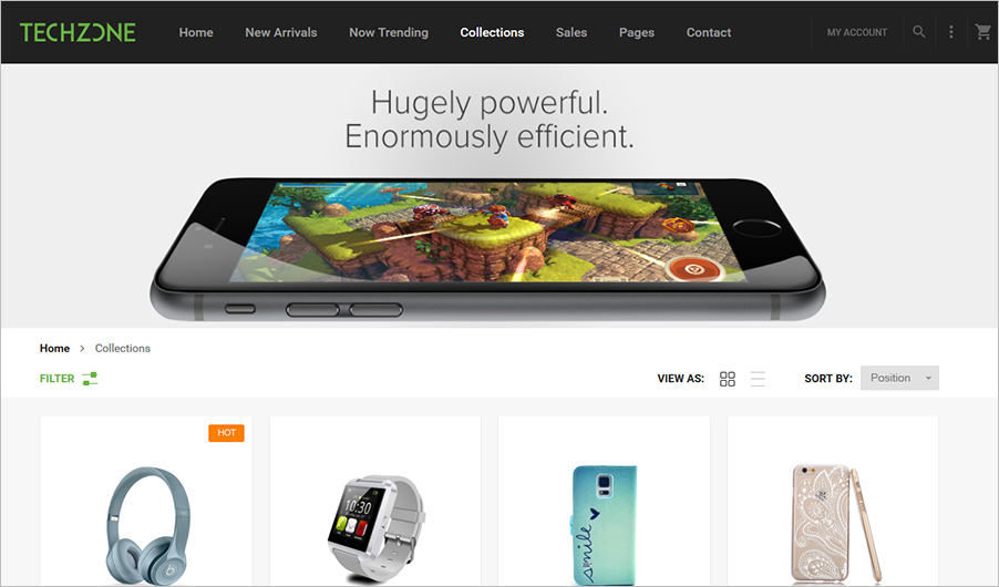 Fully Responsive Theme For Magento Unlimited Color Customization