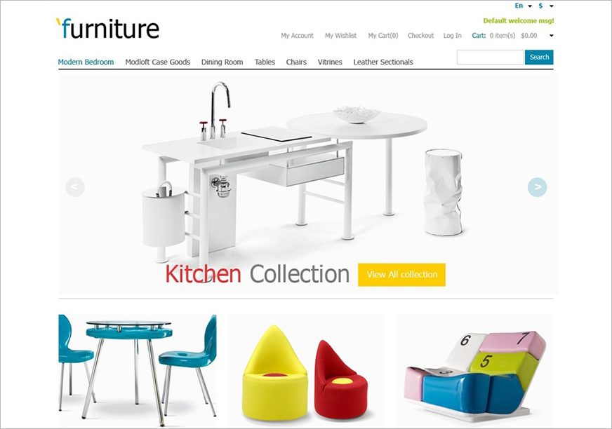 Furniture Store Magento Template