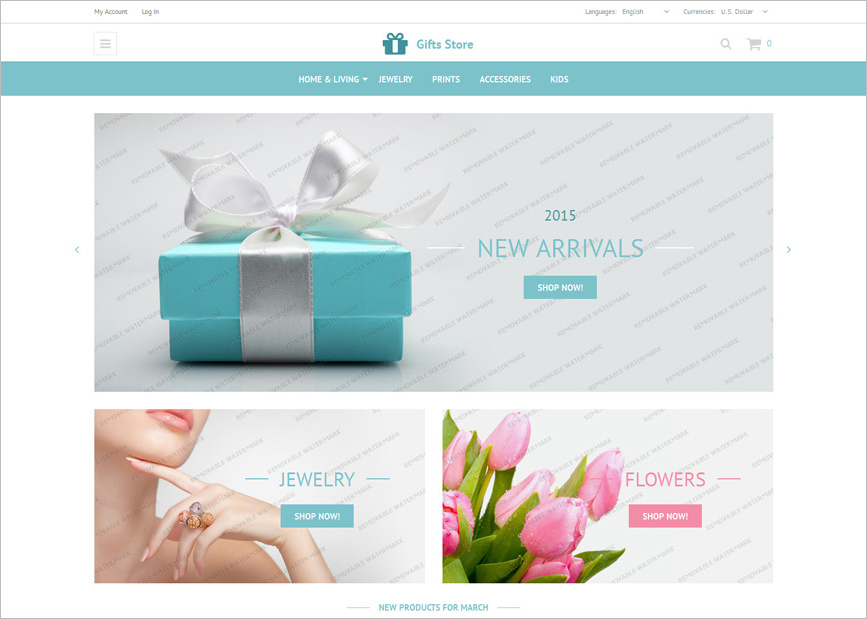 Gift Shop Template Free Download