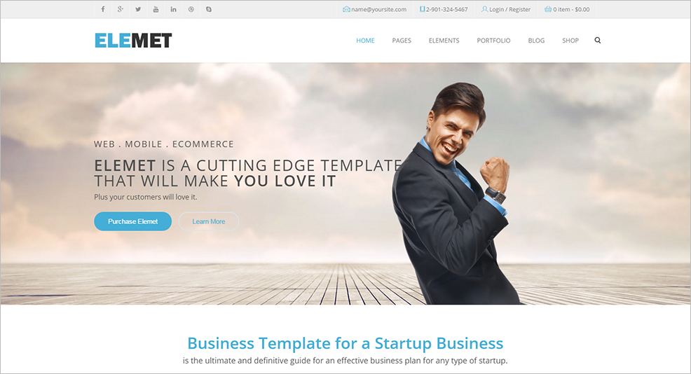 HTML5 Bootstrap Template For Agencies