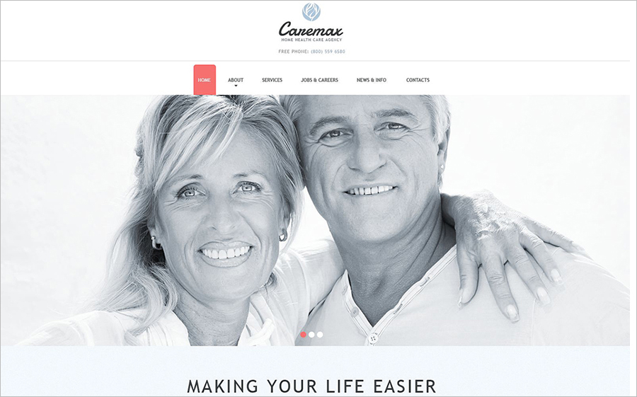 Joomla Template For Home Health Care