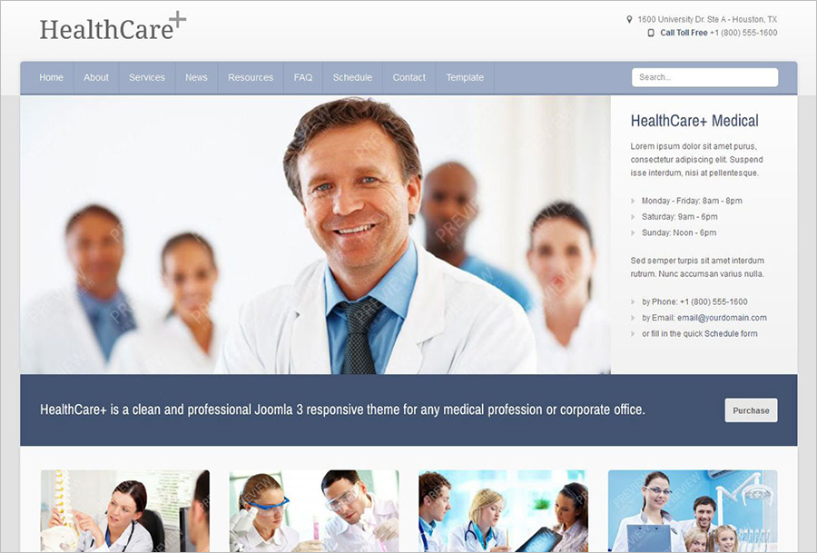 Medical & Health Care Joomla Theme