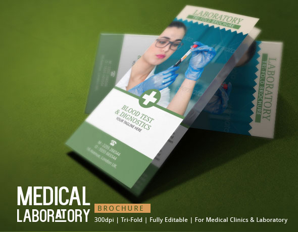 Medical Laboratory Brochure Template