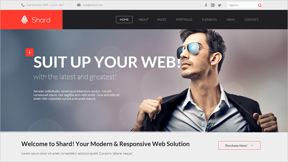 Modern HTML5 Site Template Made For Business