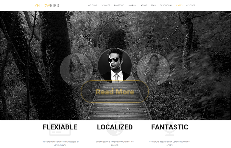 Multipurpose WP Theme With JQuery 