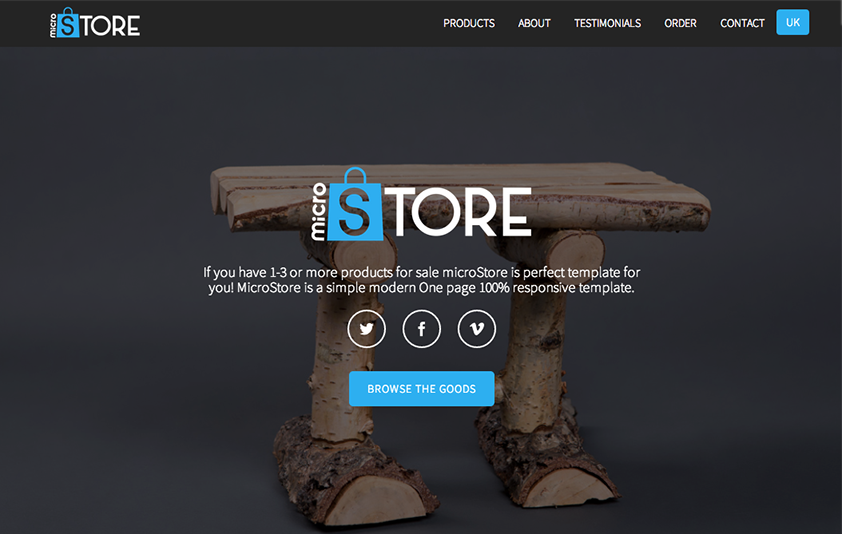 OnePage eCommerce Theme jQuery Powered