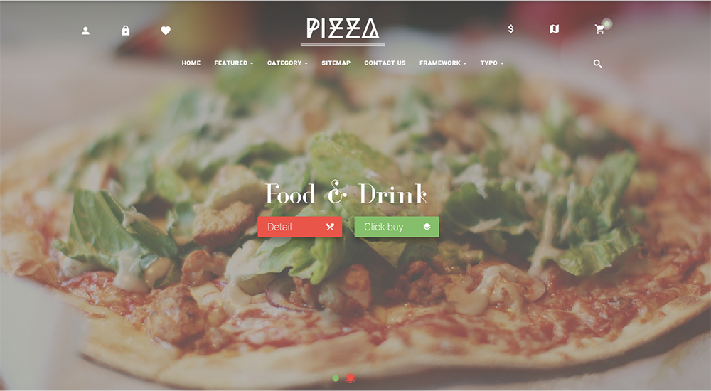 Online Pizza Store Prestashop Theme