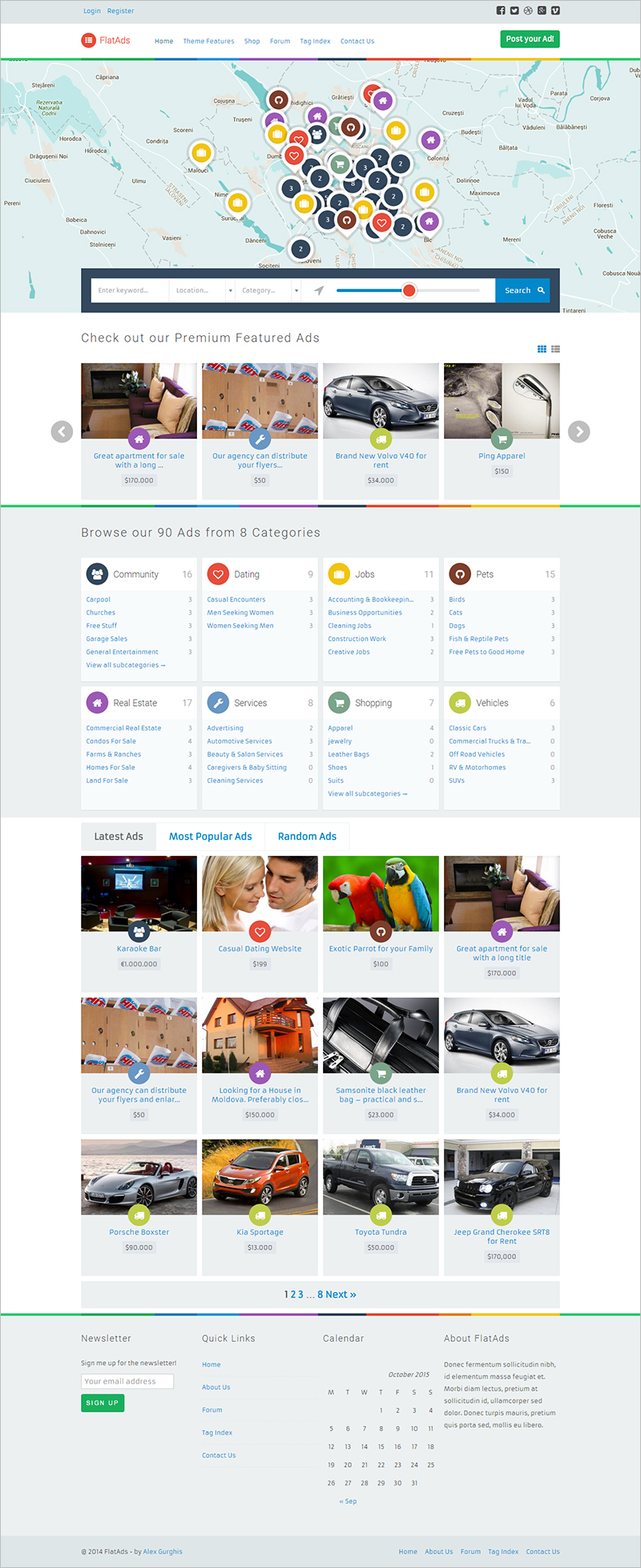 PHP Directory & Listing Website Template