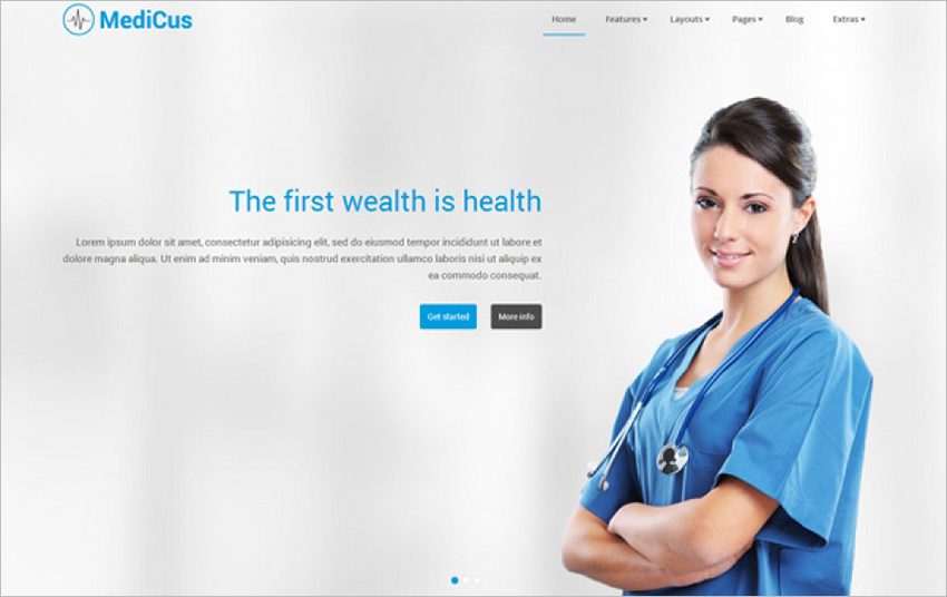Perfect Joomla Template for Hospitals, Clinics, Private practices Or Health Care Providers