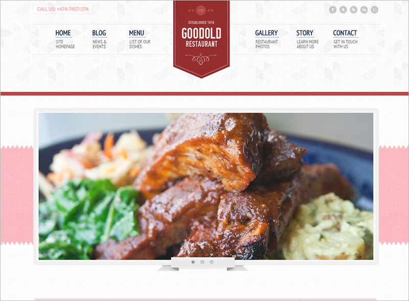 Restaurant Website Templates HTML5