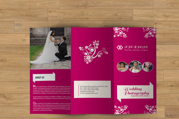 Wedding Event Brochure Template