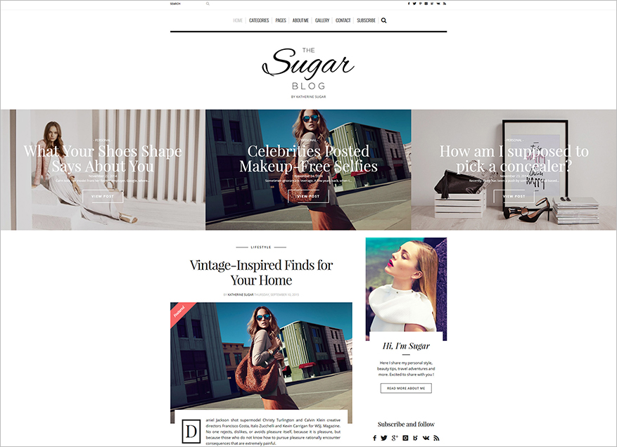 WordPress Blog Theme with Unlimited Homepage Layouts