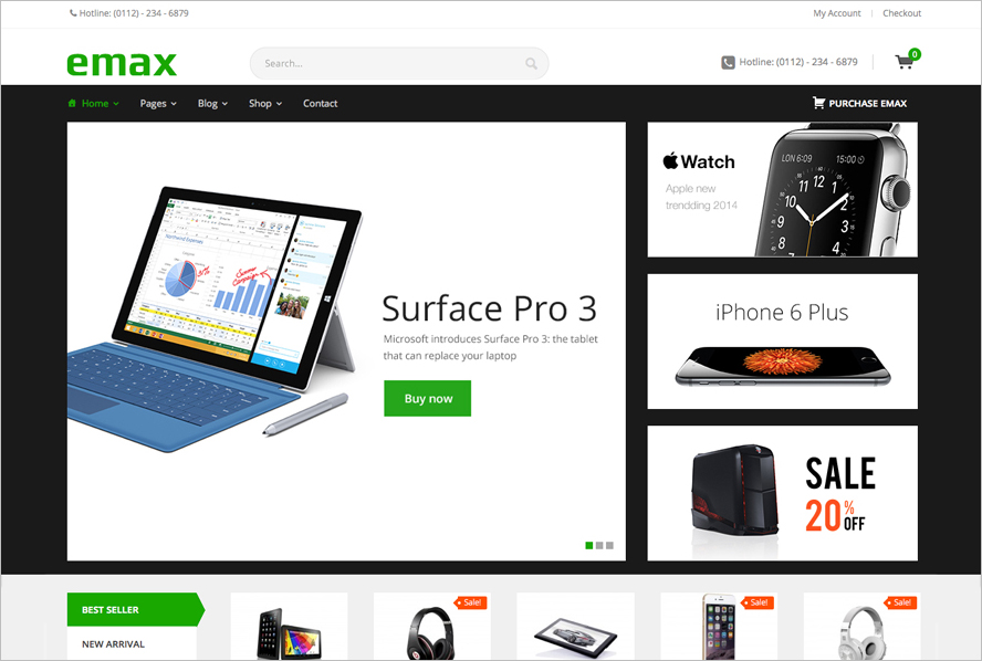 eCommerce HTML5 Template