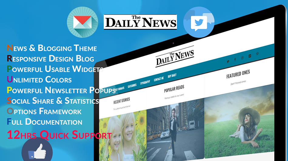  Blog & News WordPress Theme