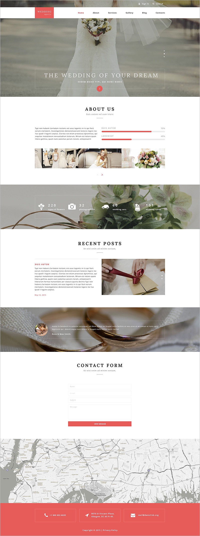 Dating and Wedding Drupal Template