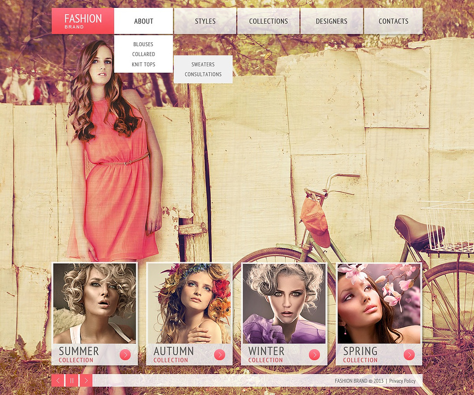 12+ Fashion Designer Website Template Free Download