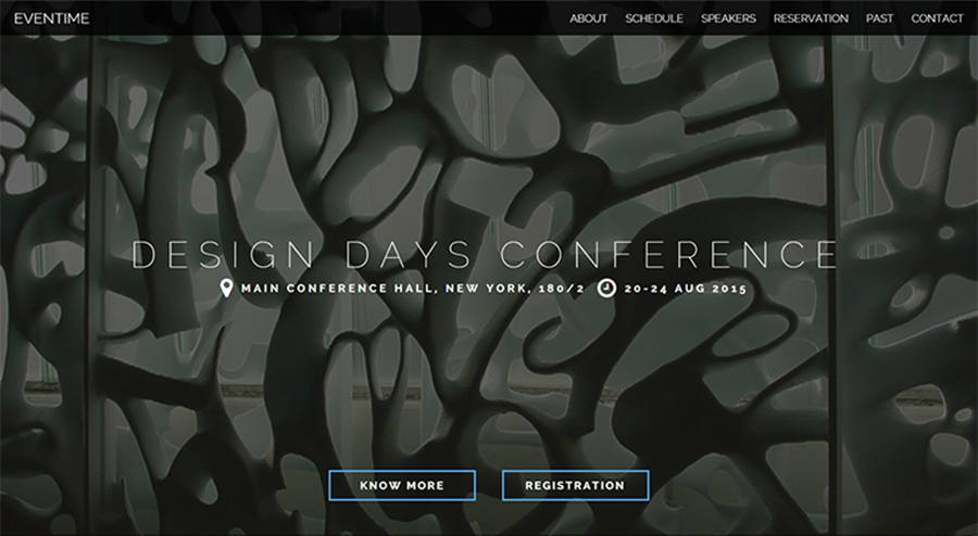 Events & Meeting HTML Template