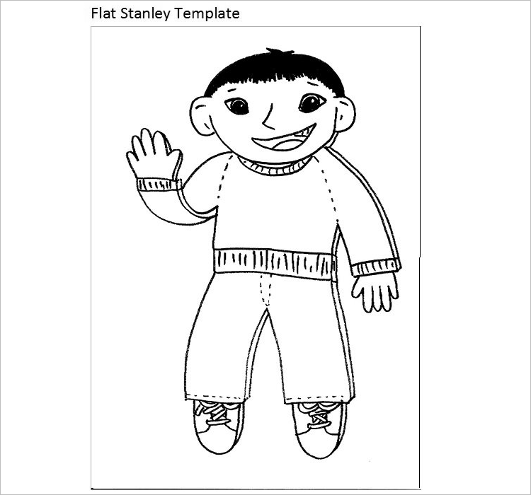 Flat Stanley Template Download