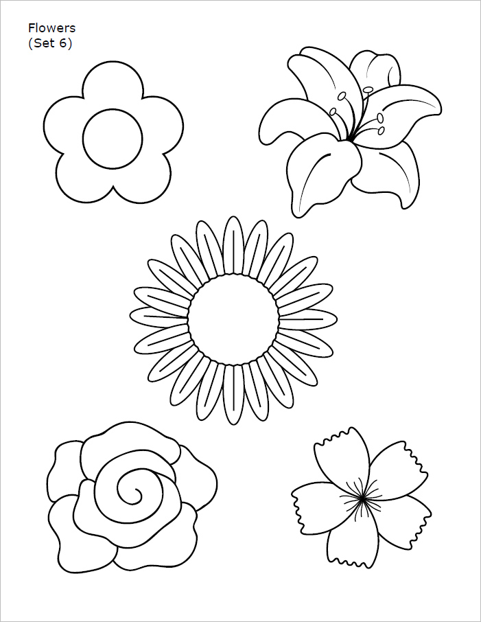 Flower Template pdf