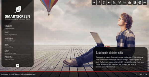 20+ Full Screen HTML Templates | Creative Template