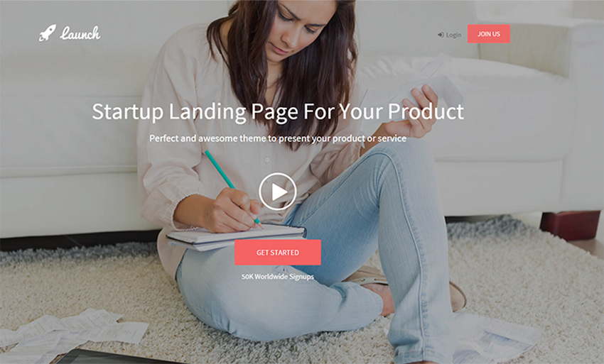 HTML5 & CSS3 Website Landing Page