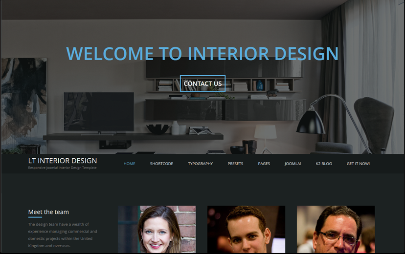  Interior Design Onepage WordPress