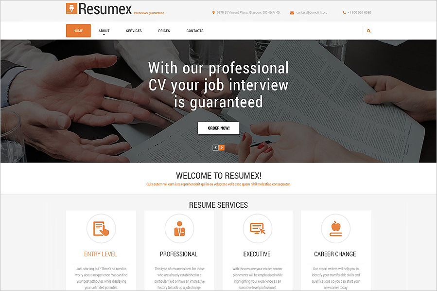 Job Portal Responsive Website Template
