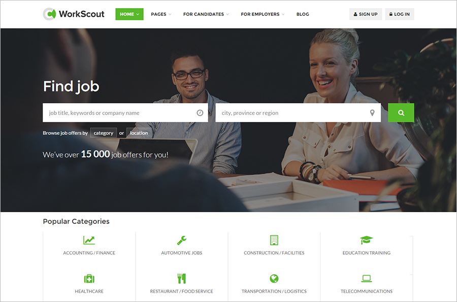 Job Portal Website Template Built On HTML5 & CSS3