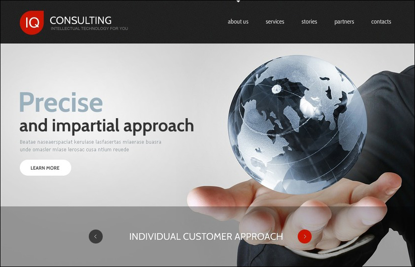 Joomla Site Template For Consulting Company