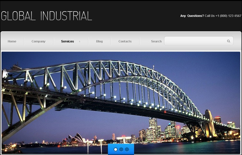 Joomla Template For Industry & Business 