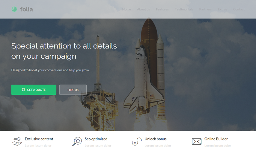 Landing Pages Pack With Page Builder