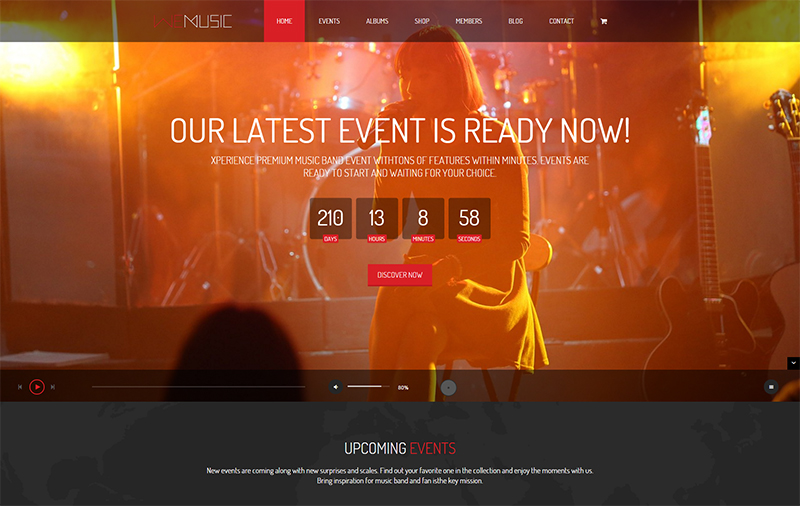 19+ Music HTML5 Website Templates Free & Premium Themes